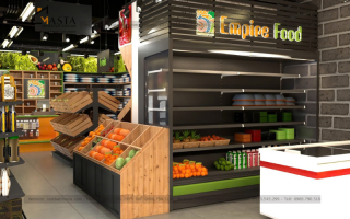 Thiết kế cửa hàng thực phẩm EMPIRE FOOD